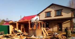 Демонтаж частных домов Щербинка, цена от 1579 руб.